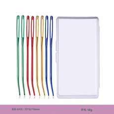 DIY 뜨개질 도구 손바느질 바늘 둔두침 큰눈바늘 스웨터 털실바늘 큰구멍바늘 스웨터바늘 리본바늘, 큰 눈 바늘 조합 (박스), 1개