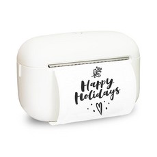 NULLTONEX 테이프 포함 라벨 메이커 기계: 블루투스 스티커 프린터는 여러 라벨 인쇄 지원 가정 주방 학교 사무실 정리용 글꼴과 아이콘이 있는 다용도 앱 화이트, NULLTONEX 테이프 포함 라벨 메이커 기계: 블루