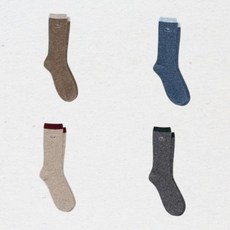 라코스테 LACOSTE (여성 25FW 울 블랜드 네프 배색 양말 RA224E-55N 4컬러 (택1) 359