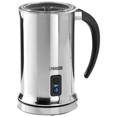 PRINCESS 荷蘭公主 243000 自動冷熱奶泡壺奶泡機 贈清潔液 給您最細緻優質奶泡, Stainless Steel
