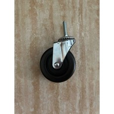 주방 청소용품 스탠드 1단 보관 걸이 랙 걸레 거치대, 1개, 앞바퀴 1개 (브레이크 없음)