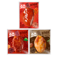 [랭킹닭컴] 맛있닭 소스 통 닭가슴살 3종 혼합, 30개, 100g