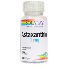 SOLARAY 蝦青素軟膠囊 1mg, 1個, 60 件