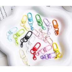 키링 부자재 D고리 연결고리 10개 1세트, 혼합
