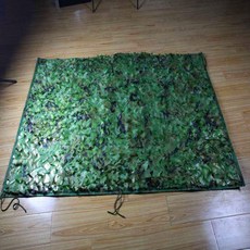 카모플라주 위장막 위성 차양막 국방색 천막 차단 대형, 4mx4m 고품질210D이중특밀특후모델