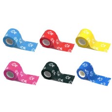 헬스 피트니스 테이프 X4개 점착 근육 접착 무늬 자가 23980EA 1(PC), 빨강