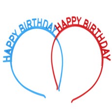 핫세언니 생일파티 머리띠 1P 생일파티머리띠, 블루
