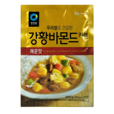 청정원 우리쌀 강황바몬드 매운맛 카레분말 100g(4인분), 1개, 100g