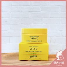 goodal 青橘維他命C 淡斑護理眼膜 α 水凝膠眼膜 60片, 1組, 60入, 新款alpha青橘維他命C美白保濕眼膜