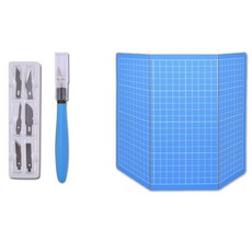 台灣製造專利雕刻筆組含稅開發票雕刻筆特殊刀片6款切割墊細密切割紙雕模型工藝品高品質, 1個, SAH-215