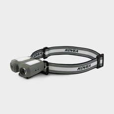 코베아 비콘 센서 헤드랜턴 충전식 캡라이트 UV 축광기 낚시 등산 안전모 해루질 작업용, 1개, 그레이카키