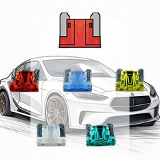 자동차량용 LP-Mini타입 휴즈 오토바이 퓨즈박스 전차종 블랙박스 낱개판매 소형, LP-Mini타입 15A