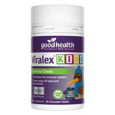 굿헬스 바이랄렉스 키즈 이뮨 츄어블 타블렛 Good Health Viralex Kids Immune Chewable, 1개, 60정