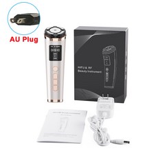 Hifu 얼굴 리프팅 기계 RF 고주파 안티 에이징 얼굴 마사지기 EMS 미세 전류 미니 Hifu 기계, 03 AU Plug, [03] AU Plug