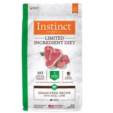 Instinct 成犬 羊肉 無穀物 低敏配方 狗糧, REAL LAMB, 1.8kg, 1袋