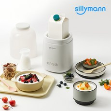 실리만 음성안내 똑똑 요거트 메이커 SE-KYM24011, 그레이, 1개
