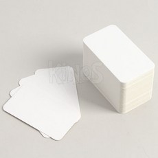 Kinos 엽서용지 반코팅 무지 종이카드 200매 4x7cm