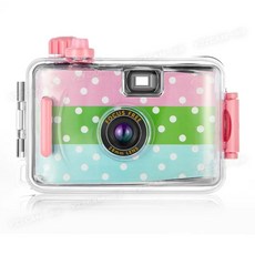 필름 카메라 빈티지 방수 감성 필카 필름카메라 다회용, 18.물방울 무늬, 1.공식 규격, 1개