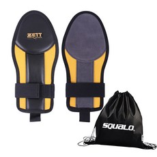 제트 슬라이딩 장갑 엄지 폐쇄형 양손용 BLK-49B, Yellow / Black + SQ 가방, 1개