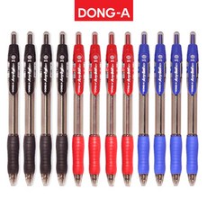동아 애니볼501 유성볼펜 (블랙4개+레드4개+블루4개), 12개, 1.6mm