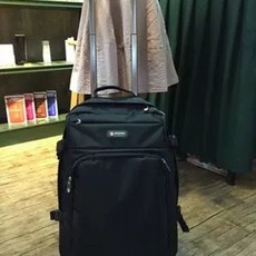 바퀴달린 가방 수납 초경량 롤링가방 검은색 책가방 레드 비지니스 20인치, 1개, F. 블랙 골드