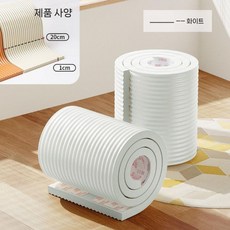 충격방지 벽가드 보호 안전 벽쿠션 체육관 벽매트 충격 흡수 가정용, 1개, 화이트-너비 20cm