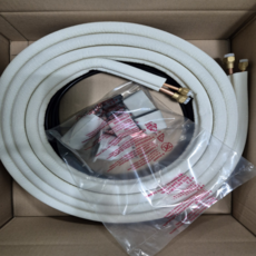 이제이에스몰 국내생산 에어컨설치 자재박스세트 벽걸이형 6+9 5M 삼성 엘지 캐리어, 고압6.35+저압9.25 길이5M 설치자재세트