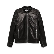 필립플레인 가죽 패딩 재킷