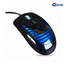 큐센 QSENN M5200 블루 USB 마우스