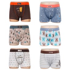 MRKIDS 兒童南部援助先生畫tam tam+熊騰車方形內褲6套