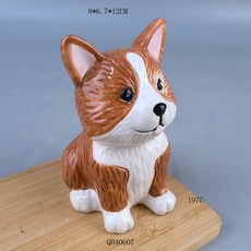 陶瓷動物造型儲蓄罐, 1件, 棕色狗狗錢罐:1個