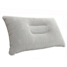 캠핑 에어 베개 가벼운 접이식 백패킹 휴대용 에어 베개 야외 싱글 차박 목베개 여행용 벨벳