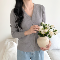 잠끌 여성 데일리 니트 가디건