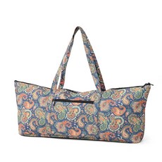 볼더비 | 요가 매트 가방 젖은 포켓이 있는 대형 캐리어 선물 여성용 헬스장 토트백, Tote-Orange Cashew Flower, 1개, 토트-오렌지 캐슈 플라워