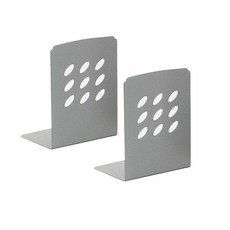 북엔드 L형 소 2개입 철재 책고정대 회색 단품 북엔드 북앤드 도서관용품 책고정대 책장정리 dew+662xL