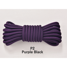 8.0mm 5.5m [소분] 굵은 촘촘 배색 로프 리드줄 강아지 목줄 아웃도어 로프 가방끈 키링로프, p2 purple black