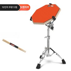 드럼 패드 고무 재즈 초보 타악기 입문용 방음, 10inch, 1개, 12inch 소음드럼 세트 드럼스틱 A