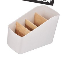 원목 리모컨수납함 보관함 사무실 꾸미기 화장품 정리대 소품 회사 책상위 탕비실