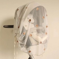 해충 방지 간편한 탈부착 촘촘한 모기장 유모차용