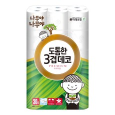 Namuya Namuya 3層厚實壓紋捲筒衛生紙, 30m, 30捲, 1袋