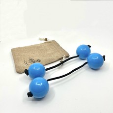 아살라토 리듬 샌드볼 타악기 2개 1세트 아프리카 악기 박자 타악기, 파란색 2개, 1개