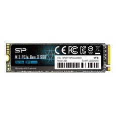 SP 廣穎 P34A60 M.2 2280 NVMe PCIe Gen3x4 512GB 1TB 2TB SSD 固態硬碟, 256GB
