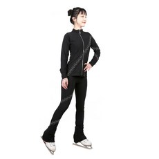 피겨 스케이팅 훈련 어린이 의류 스케이트 피겨드레스 트레이닝 피겨스케이팅복 연습복, D. L, F.  블랙 다이아몬드 하의