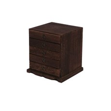 오동나무 보이차 보관함 전통차 다도 무받침 캐비닛