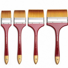 배경용 평 5호 붓 156F 납작형 회화용 도구 넓은면 작업 페인팅 도구, 단일옵션