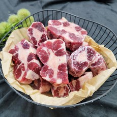 [오늘출발] 지방 손질 된 소꼬리 알꼬리 꼬리찜 보양식 소고기 1kg 수입산 찜용 한성미트뱅크, 1개