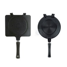 큐티숍 누룽지팬 오징어 쥐포 김치전 만들기 양면 후라이팬 토스트양면팬, IH 사각, 1개