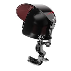 五匹 遮陽防盜減震機車手機架 單手取放摩托車手機支架 重機導航, YF-遮陽帽