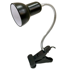 爬蟲夾燈 E27燈頭 蛇管可彎曲 聚熱保溫 寵物飼養箱專用, 3.5吋 長管萬向燈罩, 1個