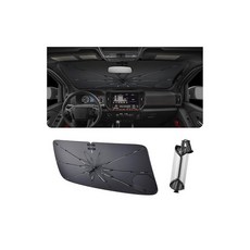 LUWU 2025 2026 Equinox 앞유리 햇빛 가리개 우산 접이식 UV 블록 전면 창문 가리개 2019-2026 및 블레이저 액세서리에 적합 단열 자동차 [드로스트링, 프론티어 2020-2026/로그 2015-2026